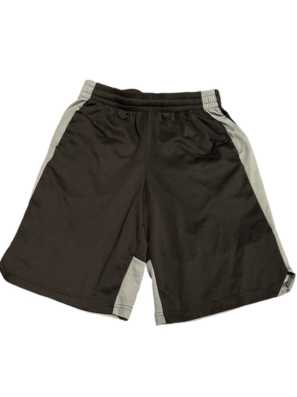tek gear Black Athletic Shorts with Gray Side Panels